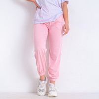 0019-43 розовые женские спортивные брюки (X&D, двунитка, 3 ед. размеры: M. M. 3XL) X&D
