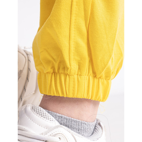 0020-84 жёлтые женские спортивные брюки (X&D, двунитка, 4 ед. размеры: S. L. XL. 2XL) X&D