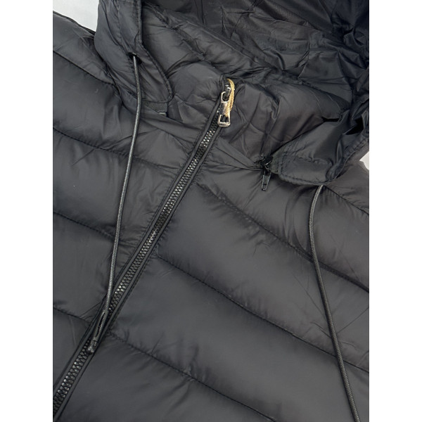 28277-1 черная мужская куртка (синтепон, с капюшоном, 5ед, размеры батал: 56, 58, 60, 62, 64) Куртка