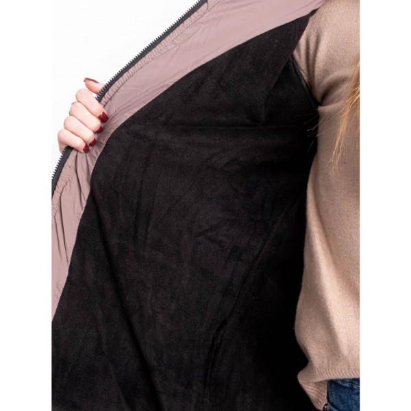 0007-2 бежева жіноча зимова куртка (5'TH AVENUE, флісова підкладка, 3 од. розміри норма: 42. 44. 46)