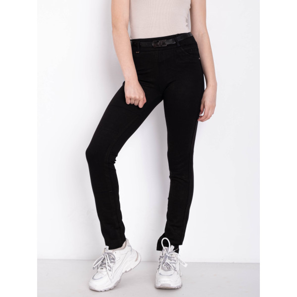 0088-1 чорні жіночі штани (CEMEILLA, 6 од. розміри підліток: 21-26)