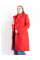 90082-4 червоне жіноче драпове пальто (3 од. розміри норма: 44. 46. 48)