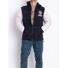 7111-2 синя чоловіча тепла куртка (6 од., розміри норма: 48. 50. 52. 54. 56. 58)