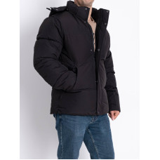 0020-1 чорна чоловіча тепла куртка (5 од., розміри норма: M. L. XL. 2XL. 3XL)