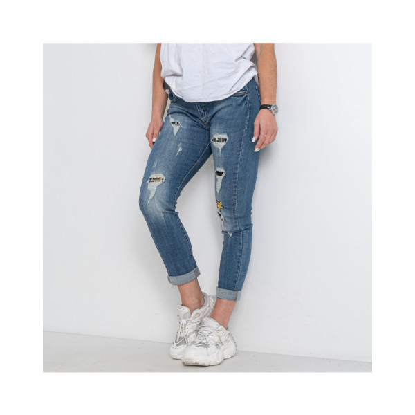 9354 сині жіночі джинси (6 од. розміри норма: 25. 26. 27. 28. 29. 30)