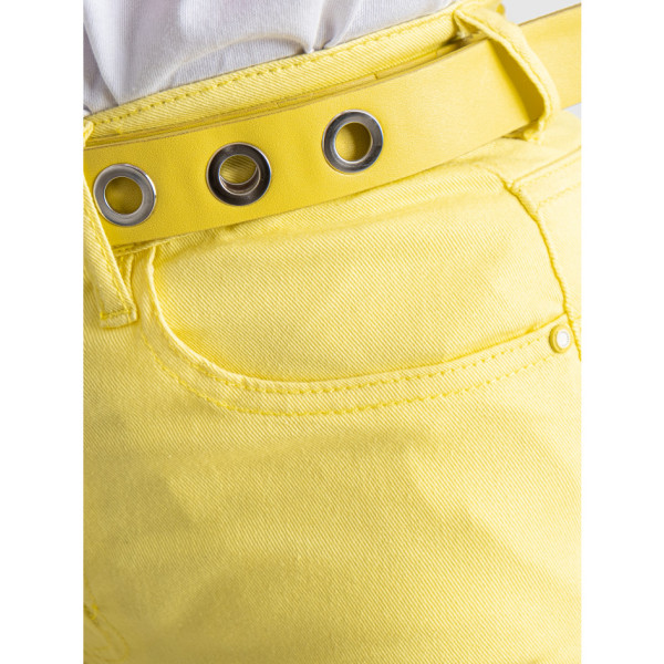 0663-5 жовтий жіночий мом (VANVER, стрейчевий, 6 од. розміри норма: 25. 26. 27. 28. 29. 30)