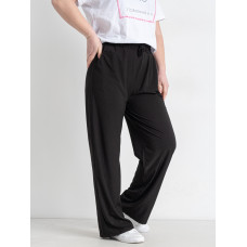 0105-1 * чорні жіночі брюки кльош (рубчик, 4 од. розміри на бірках: 5XL. 6XL. 7XL. 8XL, відповідає 2XL. 3XL. 4XL. 5XL) видача наступного дня