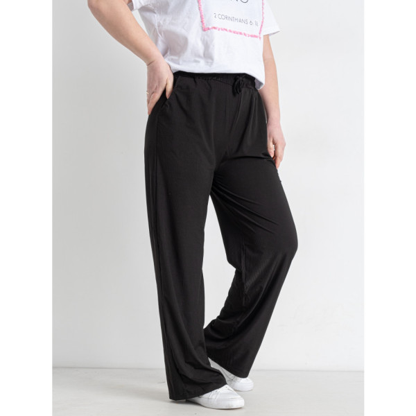 0105-1 * черные женские брюки клеш (рубчик, 4 ед. размеры на бирках: 5XL. 6XL. 7XL. 8XL, соответствует 2XL. 3XL. 4XL. 5XL) выдача на следующий день