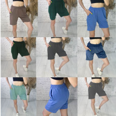 7279-99 мікс забарвлень, і моделей жіночі спортивні шорти (турецька двонитка, 4 од. розміри норма: M-L, повторюється)