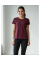 8900-24 бордовий жіноча футболка (турецький бавовна, 4 од., розміри норма: S. M. L. XL)