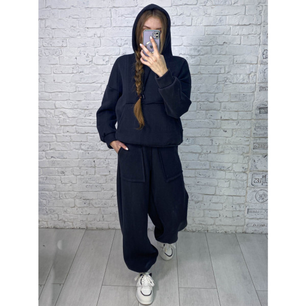 0620-611 серый женский спортивный костюм(5`th Avenue, турецкая трехнитка, флис, 1 ед, размеры норма: 42)