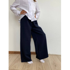 0129 * сині шкільні штани палаццо (тіар, 7 од. розміри: 116. 122. 128. 134. 140. 146. 152) видача наступного дня