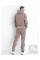 1002-133 мокко мужской спортивный костюм (YOLA, флис, 4 ед. размеры норма: M. L. XL. 2XL)