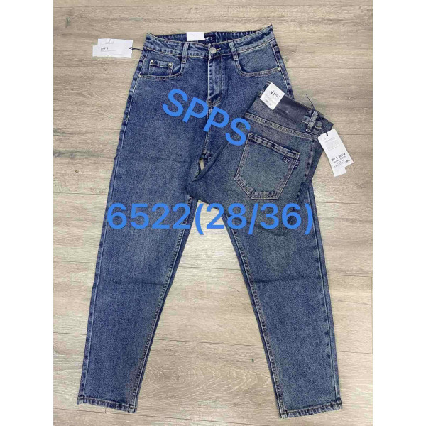 6522 # сині чоловічі джинси (SPPS, бавовна, 8 од. розміри норма: 28. 29. 30. 31. 32. 33. 34. 36)