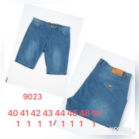 9023 сині чоловічі джинсові шорти (стрейч, 8 од. розміри батал: 40. 41. 42. 43. 44. 46. 48. 50) видача наступного дня