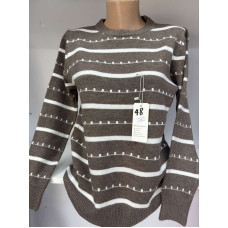 0048 * мікс квітів жіночий светр (10 од., розміри напівбатал 48) видача наступного дня