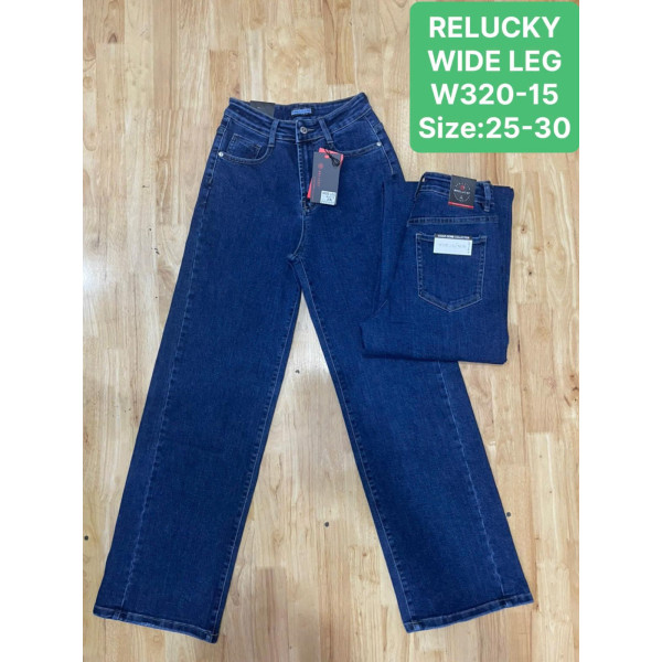 0320-15 # сині жіночі джинси (RELUCKY, стрейчові, 6 од. розміри норма: 25-30) видача наступного дня