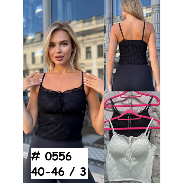 0556* вибір кольору жіночий топ (3 од., розміри норма: 40-46 універсальний) видача наступного дня