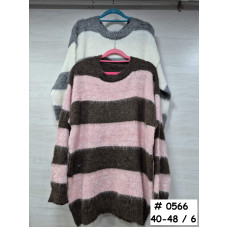 0566* мікс кольорів жіночий светр oversize (6 од., розміри норма: 40-48) видача наступного дня