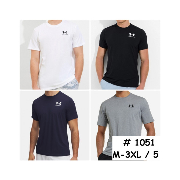 1051# выбор цвета мужская футболка (5 ед, размеры норма: M-3XL) выдача на следующий день