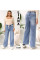 1058# блакитні жіночі джинси, стрейч-коттон (6 од., розміри батал: 30-36) видача наступного дня
