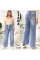 1058# блакитні жіночі джинси, стрейч-коттон (6 од., розміри батал: 30-36) видача наступного дня