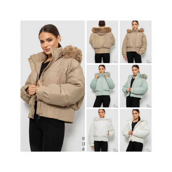 12055* вибір кольору жіноча куртка єврозима (4 од., розміри норма: M-L-XL-2XL) видача наступного дня