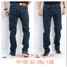 19100* сині чоловічі джинси на флісі (8 од., розміри норма: 32-38) видача наступного дня