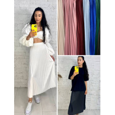 9099 * УТОЧНЮЙТЕ КОЛІР ПІД ЧАС ЗАМОВЛЕННЯ жіноча спідниця (3 од. універсальний розмір норма-напівбатал: S-ХL) видача наступного дня