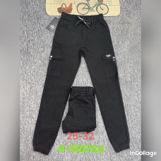 5107 * чорні підліткові штани карго (FANGSIDA, стрейч-коттон, 8 од. розміри підліток: 25. 26. 27. 28. 29. 30. 31. 32) видача наступного дня