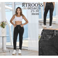 6054* чорні жіночі джинси мом (6 од., розміри норма: 25-30) видача наступного дня