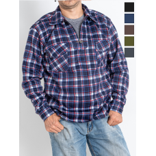 0019 * мікс забарвлень чоловіча сорочка (байка, 5 од. розміри норма: XL. 2XL. 3XL. 4XL. 5XL) видача наступного дня