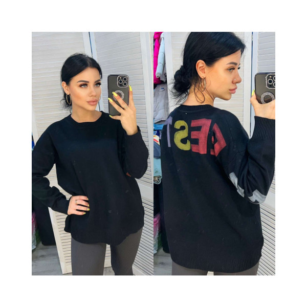 0789* мікс кольорів жіночий светр (6 од., розміри норма-напівбатал: M-XL універсальний) видача наступного дня