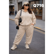 0716# мікс квітів жіночий костюм Kiss Me (трикотаж, кашемір, 10 од., розміри батал: 2XL-4XL) видача наступного дня