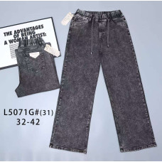 5071 # сірі жіночі джинси (VINDASION, стрейчові, 6 од. розміри батал: 32. 34. 36. 38. 40. 42) видача наступного дня