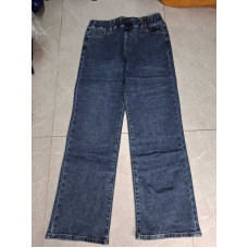 0520-2 # темно сині жіночі джинси палаццо (стрейч-коттон, 6 од., розміри батал: 32-42) видача наступного дня