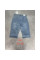0163# голубые женские джинсовые шорты (New Jeans, стрейч, 6 ед, размеры полубатал: 28-33) выдача на следующий день New Jeans