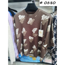 0880# микс цветов женский свитер (Kiss me, 10 ед, размеры полубатал: XL-3XL универсальный) выдача на следующий день Kiss me