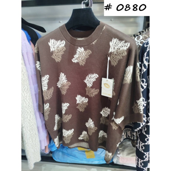 0880# микс цветов женский свитер (Kiss me, 10 ед, размеры полубатал: XL-3XL универсальный) выдача на следующий день Kiss me