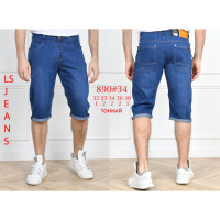 0890# синие мужские джинсовые шорты (8 ед, размеры норма: 32-38) выдача на следующий день Шорты