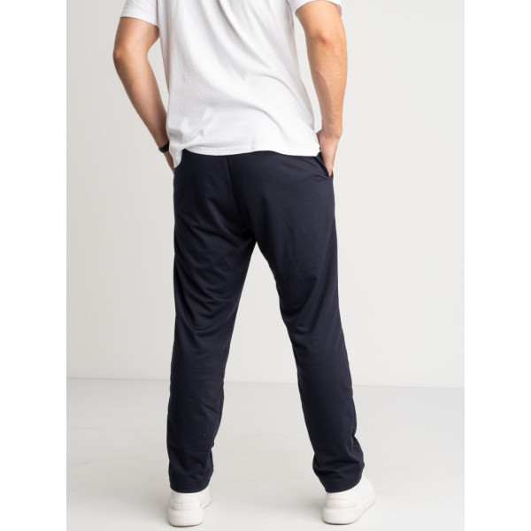 1625-22 / синие мужские спортивные штаны (двунитка, 2 ед. размеры норма: M, L) Спортивные штаны