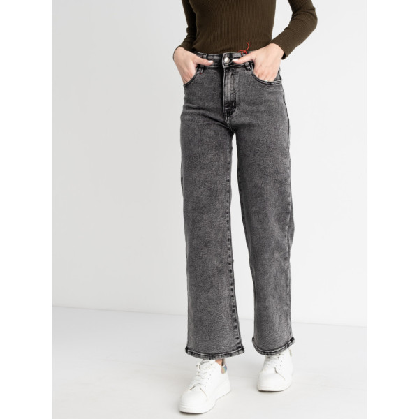 0681-87 / сірі жіночі джинси кюлоти (RELUCKY, стрейчові, 7 од. розміри норма: 27, 29, 29, 30, 30, 30, 30) Relucky