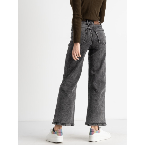 0681-87 / сірі жіночі джинси кюлоти (RELUCKY, стрейчові, 7 од. розміри норма: 27, 29, 29, 30, 30, 30, 30) Relucky