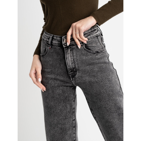 0681-87 / сірі жіночі джинси кюлоти (RELUCKY, стрейчові, 7 од. розміри норма: 27, 29, 29, 30, 30, 30, 30) Relucky