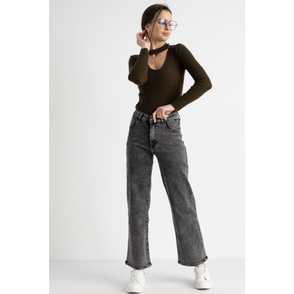 0681-87 / сірі жіночі джинси кюлоти (RELUCKY, стрейчові, 7 од. розміри норма: 27, 29, 29, 30, 30, 30, 30) Relucky