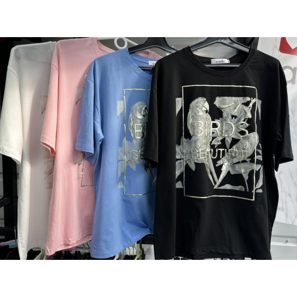 3816# выбор цвета женская футболка (4 ед, размеры норма: M-L оверсайз) выдача на следующий день Футболка