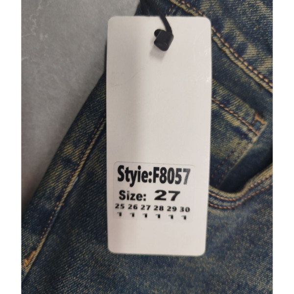 8057# синие женские джинсы (стрейч-коттон, 6 ед, размеры норма: 25-30) выдача на следующий день Джинсы