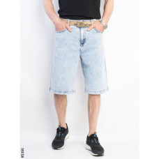 5390# голубые мужские джинсовые шорты (SPP'S JEANS, стрейч коттон, 8 ед, размеры норма: 29-36) выдача на следующий день SPPS