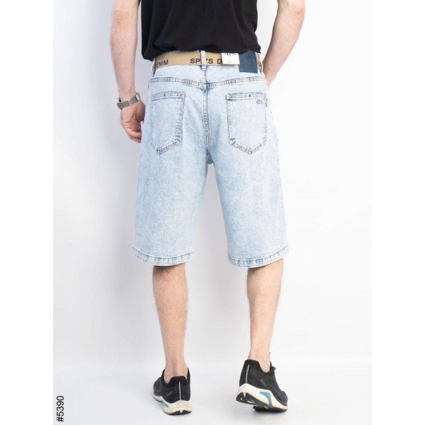 5390# голубые мужские джинсовые шорты (SPP'S JEANS, стрейч коттон, 8 ед, размеры норма: 29-36) выдача на следующий день SPPS