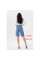 7009# голубые женские джинсовые шорты с камнями (New Jeans, 6 ед, размеры норма: 26-31) выдача на следующий день Шорты